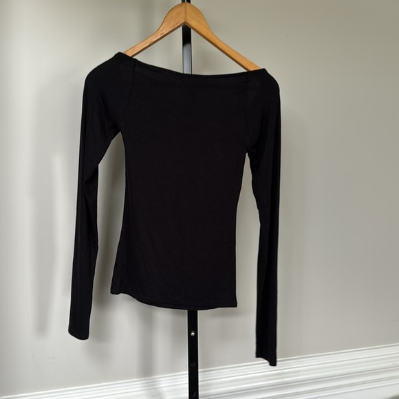 NWT Joah Brown square neck long sleeve S/M - Picture 6 of 6